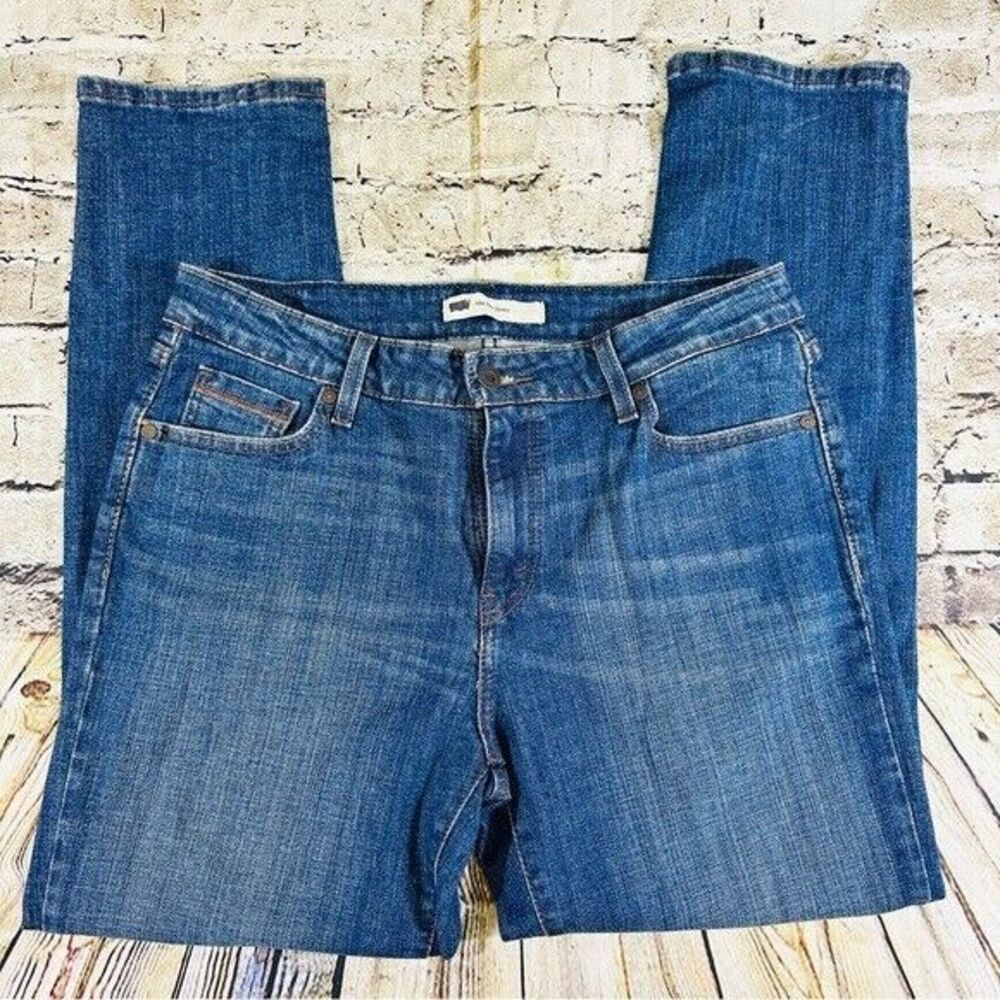 Levi’s Jeans Womens 31/30‎ Blue Denim Mid Rise Skinny Medium Wash Rockstar